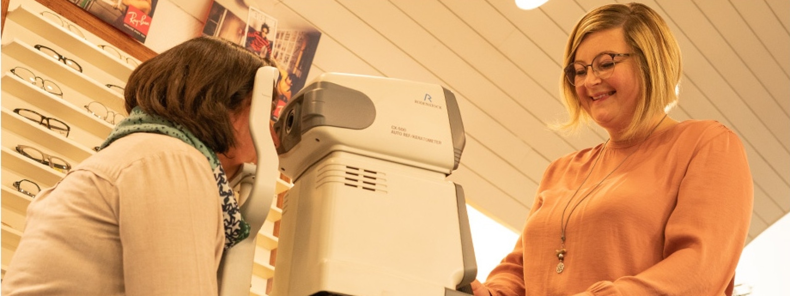 Sehtest im Optik Elsweiler in Mittenwald 